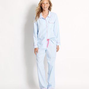 Vineyard Vines Oxford Lazy Pajama Top Shirt Cotton